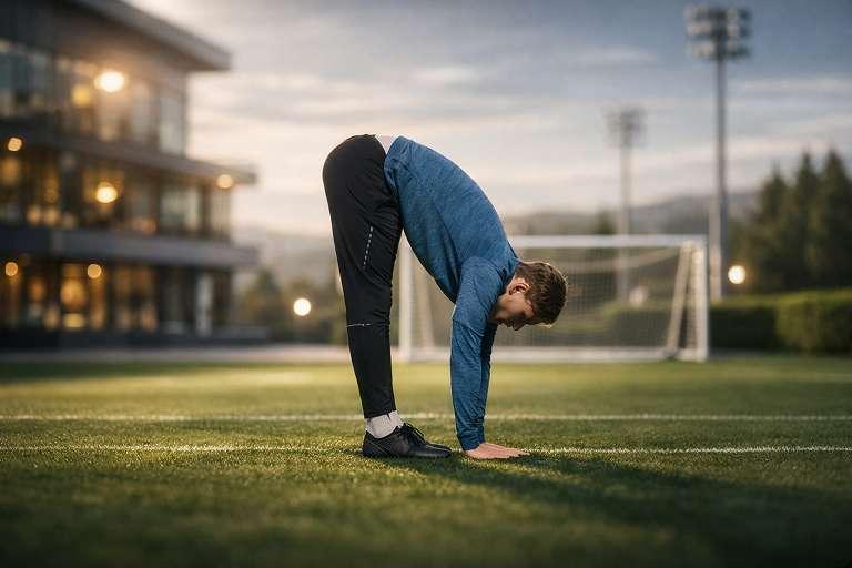 Stretching football drill